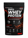 WOLFFIT 100% Whey Protein Chocolate 1kg | 23g Protein Per Serving