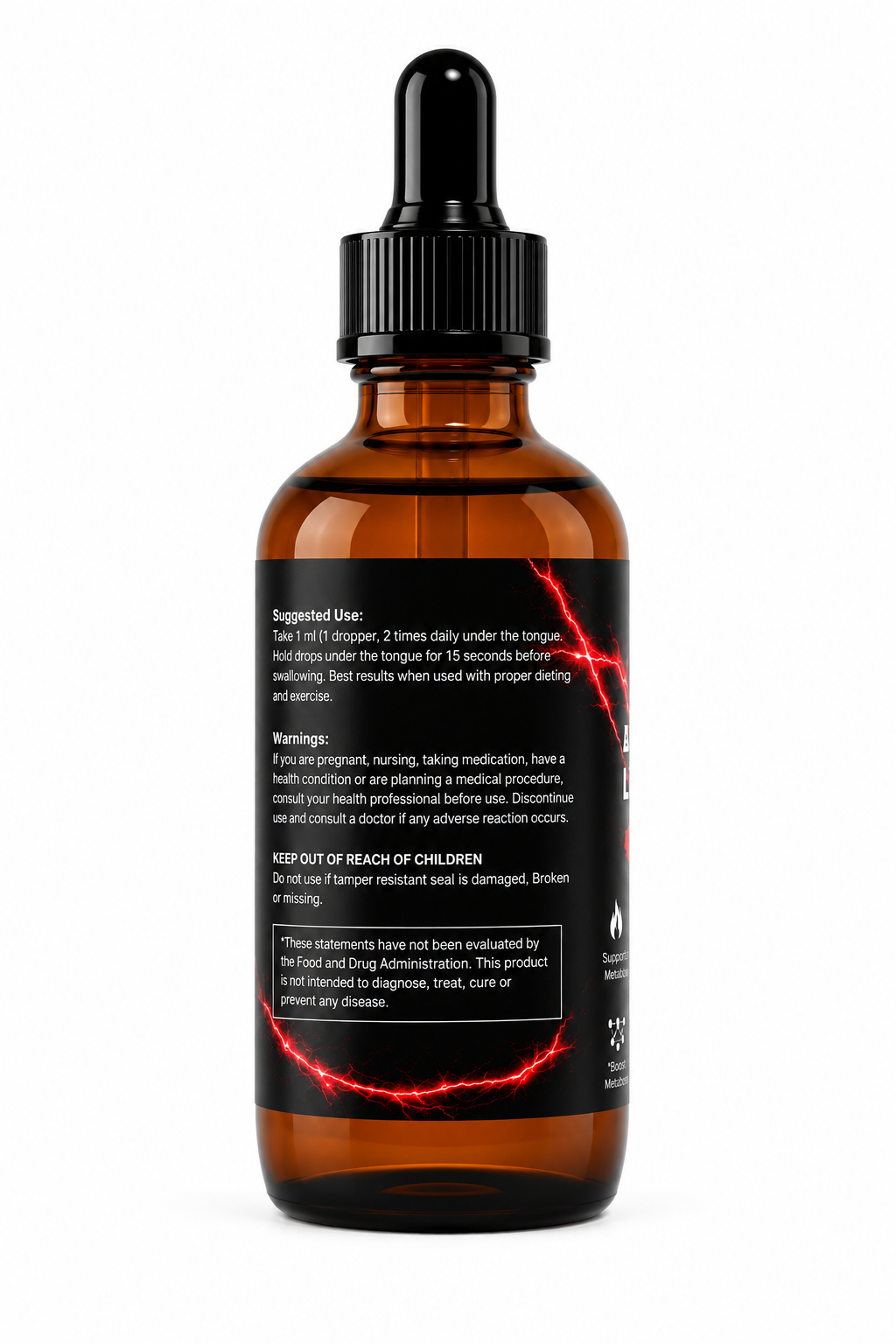 WOLFFIT L-Carnitine Liquid Drops 60ml | Fitness & Metabolism Support