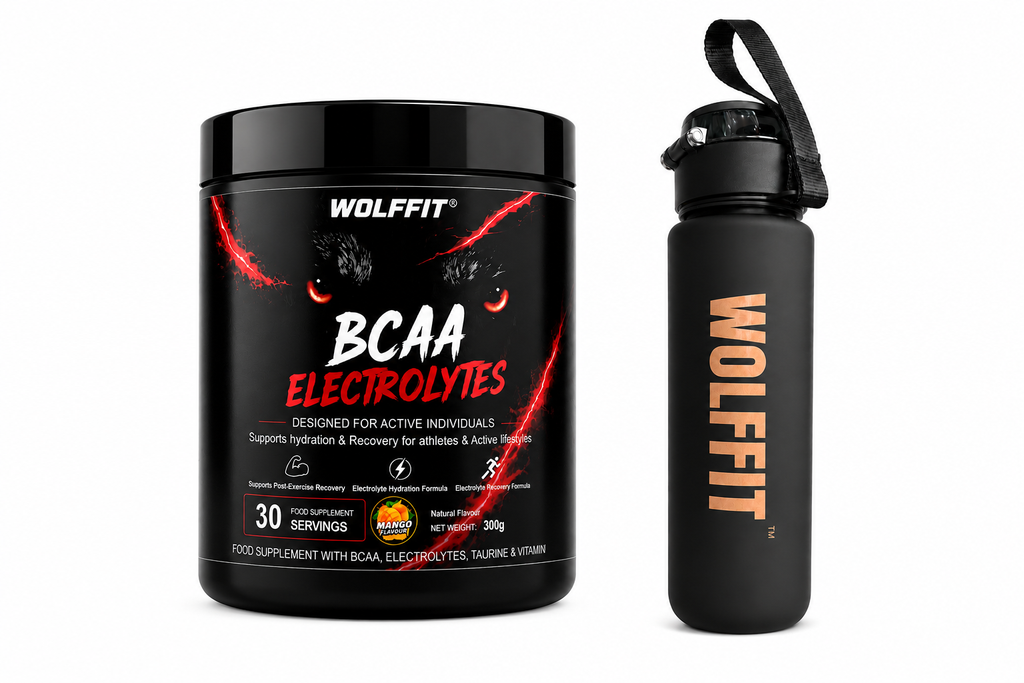 WOLFFIT®️ BCAA Electrolytes Powder 300gm